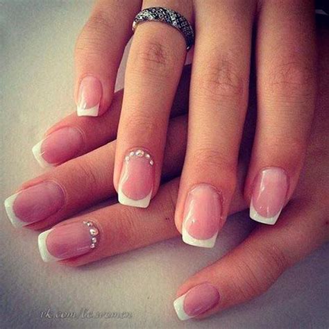 Ring Finger Nail Designs With French Tips