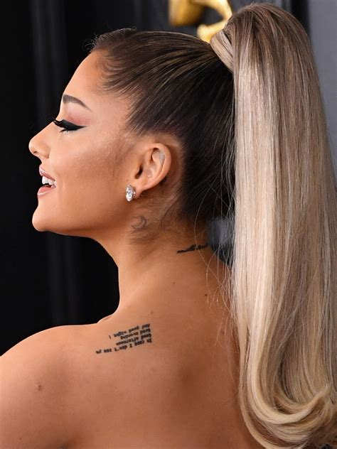 Ariana Grande Inspired Tattoo Designs: Take Your Fan Love to the Next ...