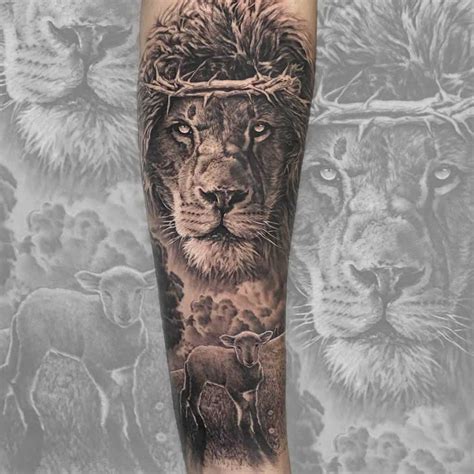 Top 63+ Best Lion and Lamb Tattoo Ideas - [2021 Inspiration Gallery]