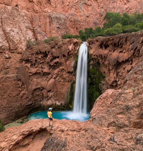 Mooney Falls near Havasu Falls - Grand Canyon National Park Trips