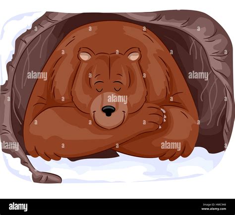 Hibernating Bear Clip Art