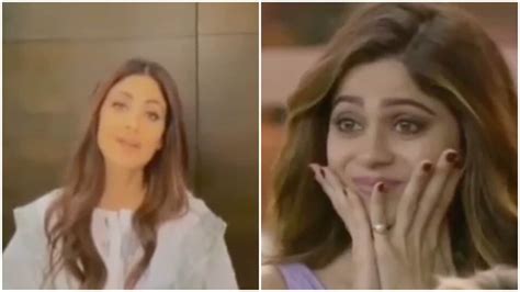 Shamita Shetty gets emotional at Shilpa Shetty's video message: 'Big ...