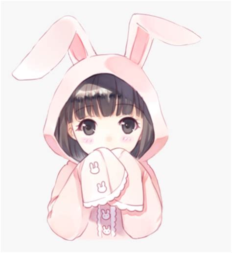 Cute Anime Girl Drawing, HD Png Download , Transparent Png Image - PNGitem