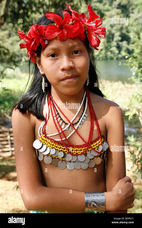 Embera Indian Village, Panama, Central America Stock Photo - Alamy