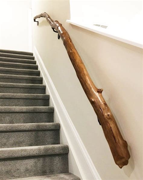 Driftwood Handrails Made to Order Contact Artist Before Ordering - Etsy UK | Wood handrail ...