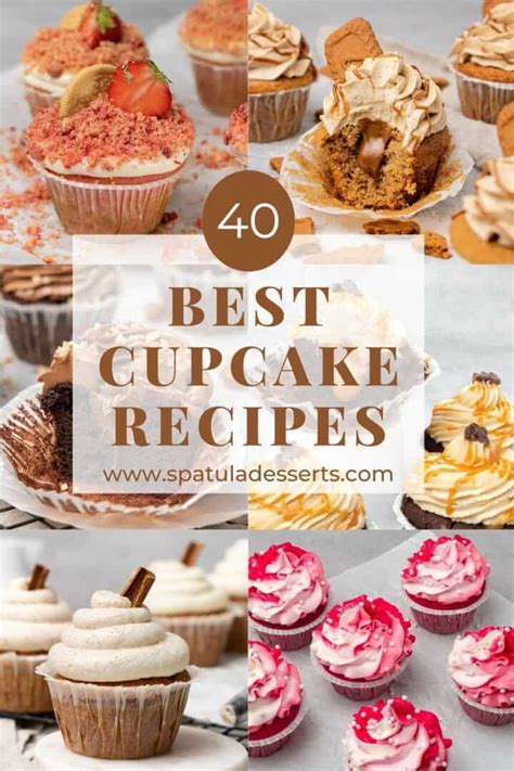 45+ Cupcake Recipes From Classic Favorites To Unique Flavors - Spatula Desserts