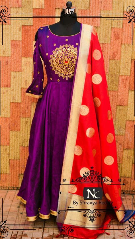 Indian Gowns, Indian Attire, Indian Ethnic Wear, Indian Outfits, Indian Clothes, Kurta Designs ...