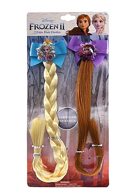 Frozen 2 Anna & Elsa 2pk Faux Hair Accessory