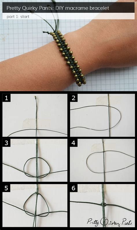 macrame bracelet part one | Diy และงานฝีมือ