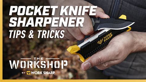 How to sharpen using the Pocket Knife Sharpener- Including Tips ...