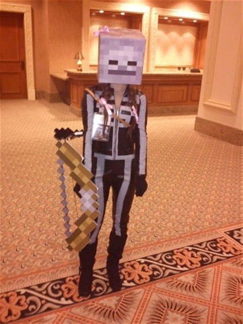 Minecraft Skeleton Head Costume