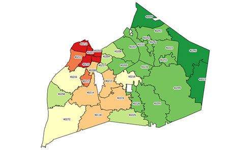 Louisville Zip Code Map – Map Of The World