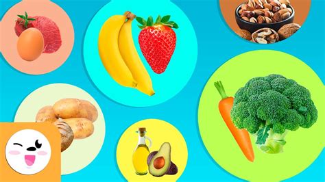 Alimentación saludable para niños - Recopilación: Hidratos de carbono, proteínas, vitaminas ...