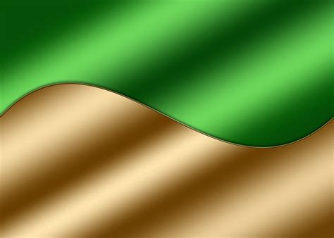 Green and Gold Background – Clean Public Domain