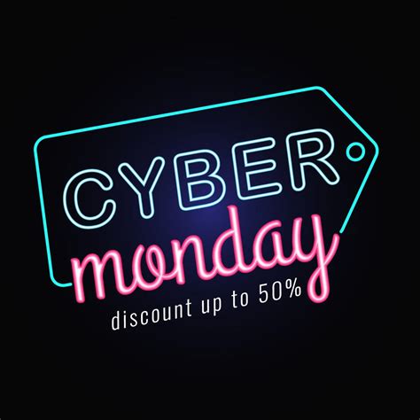 Cyber Monday Sale Neon 259399 Vector Art at Vecteezy