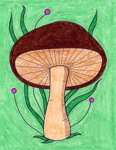 mushroom Art Drawing Ideas - Alvaro Parm