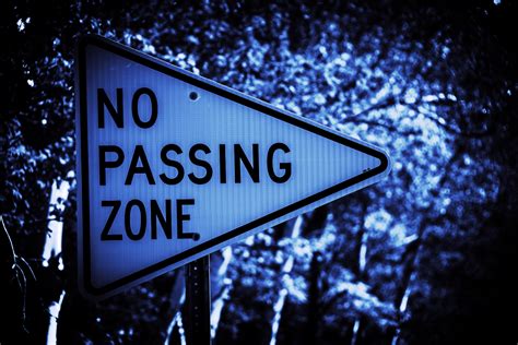 No Passing Zone Free Stock Photo - Public Domain Pictures