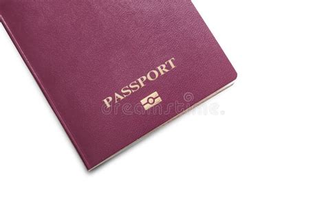 Concept Of Red Burgundy Passport Cover Stock Photo - Image of voyage, identity: 112857908