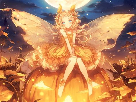 Free Photo | Cute anime fairy girl
