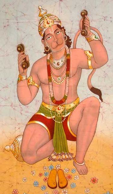 Bharatiya jyotish mantra saadhana .: Hanuman Bajrang Baan With meaning