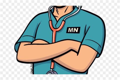Cartoon Clipart Nurse - Nurse Male Clip Art - Free Transparent PNG ...