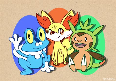 Pokemon X/Y Starters by sssonny on DeviantArt