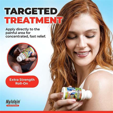 Nyloxin Extra Strength Roll-On Arthritis Pain Relief Cream Back Pain Relief Neuropathy Pain ...