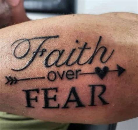 Faith Over the Fear Tattoo: Meaning & Amazing Design Ideas - Tattoo Twist