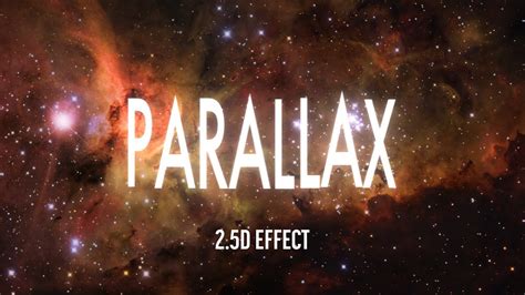 PARALLAX (2.5D EFFECT) PROMO | Tutorial on 5/20/20 - YouTube