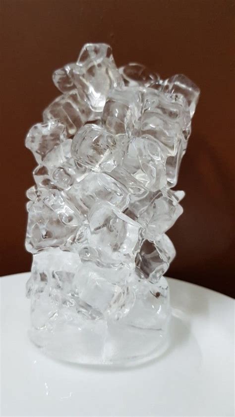 Ice cube sculpture ☺