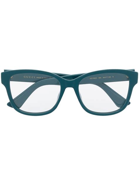 Gucci Eyewear logo-plaque Detail Glasses - Farfetch