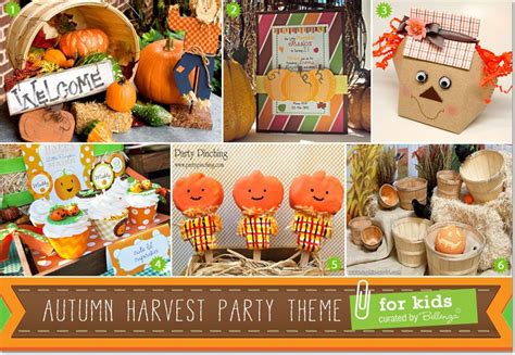 Creative Ideas for an Autumn Harvest Birthday Party for Kids | Fall ...