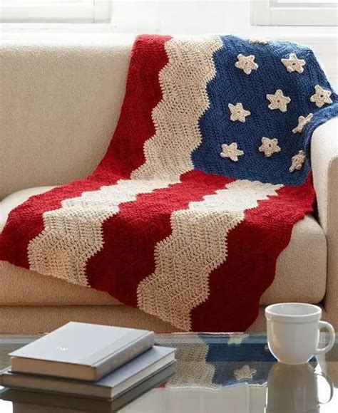 American Flag Crochet Afghan Pattern » Weave Crochet