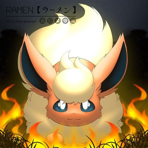 Flareon - Pokémon - Image by Chickenramenart #3738938 - Zerochan Anime Image Board