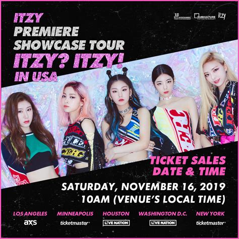 ITZY IN USA go on sale this Saturday, November 16th at 10AM.