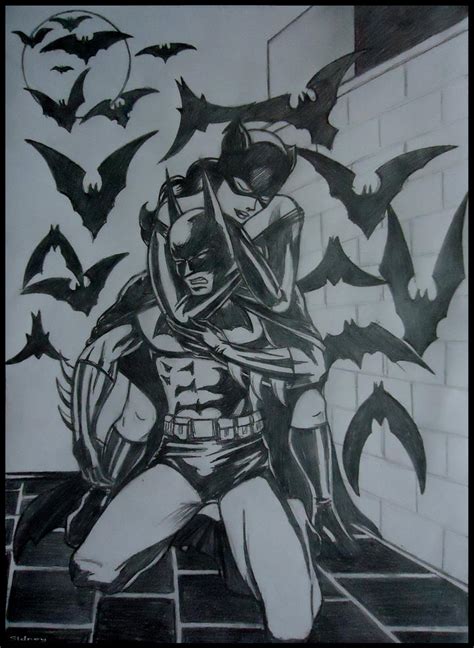 batman vs catwoman by sidneydesenhus on DeviantArt