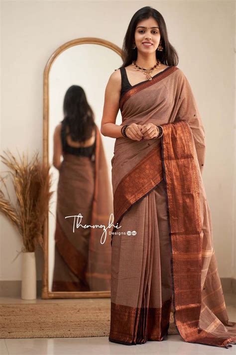 Chettinad Cotton Saree | Glamour clothing, Simple saree designs ...