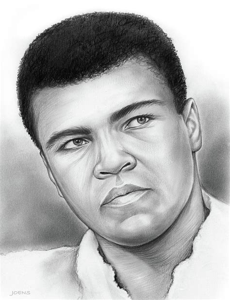 Muhammad Ali Drawing by Greg Joens - Fine Art America