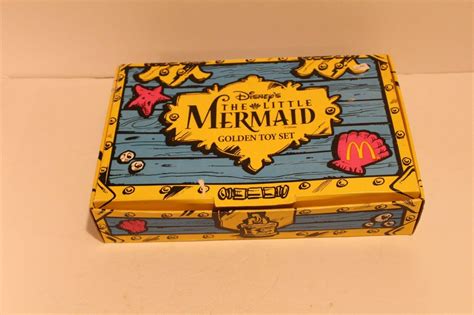 McDonalds 1997 Disney The Little Mermaid Golden Set Complete 8 Happy ...