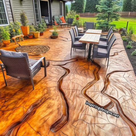 Stamped Concrete That Looks Like Wood: 30 Amazing Examples That Will ...