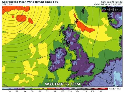 UK heatwave MAP: Atlantic heat to blast Britain with 30C scorcher this week - new charts ...