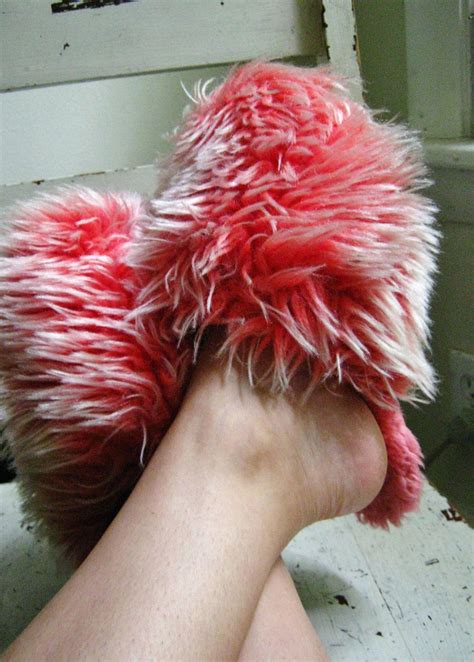 fuzzy slippers | Fuzzy slippers, Slippers, Pantyhose stockings