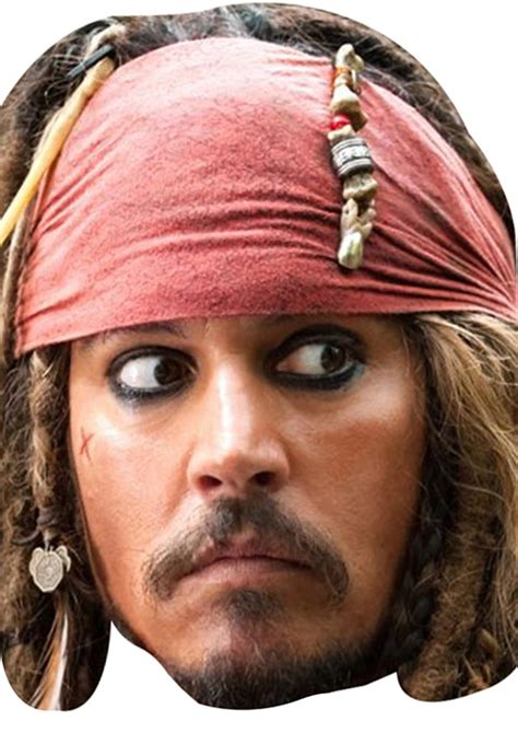 Pirates Johnny Depp celebrity Party Face Fancy Dress - Celebrity ...