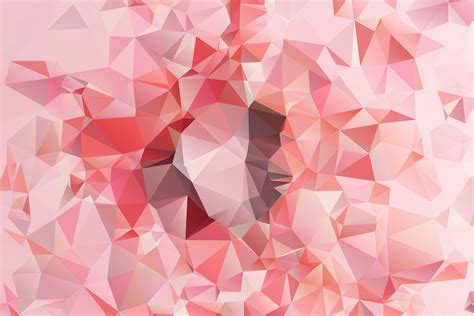 Pink Abstract Geometric Background Graphic by Ju Design · Creative Fabrica