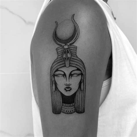 40+ Hathor Tattoos: Meanings, Tattoo Designs & Ideas