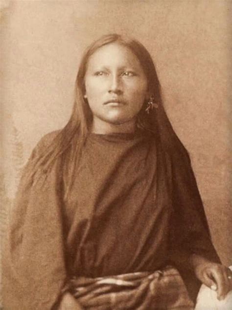 "Kiowa-Apache Woman", [detail], ca. 1890. Photographed on the Kiowa-Comanche-Apache Reserv ...