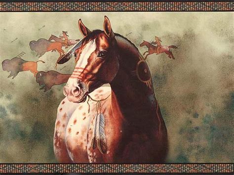 Native American Art Native American Horses, Native American Symbols ...