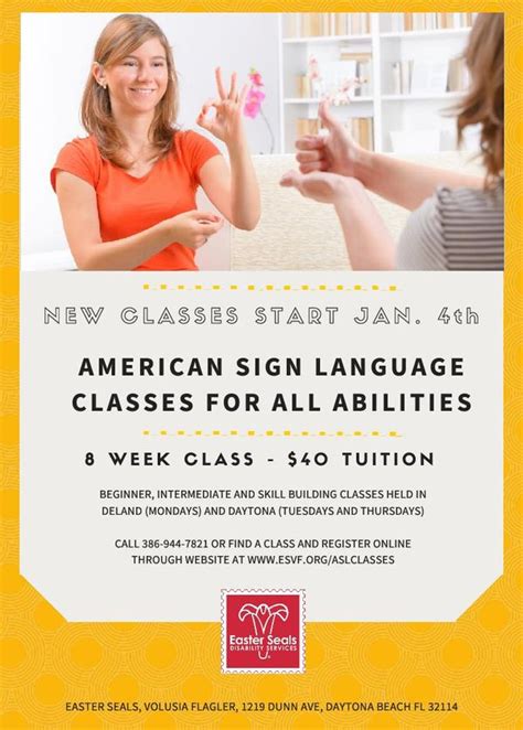 American Sign Language Classes for all Abilities (2016) - Volusia County Moms