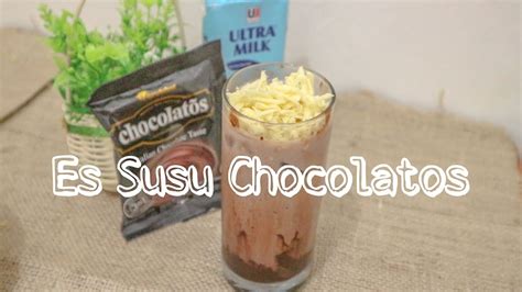 RESEP MINUMAN COKLAT KEJU ENAK | Es Susu Chocolatos - YouTube