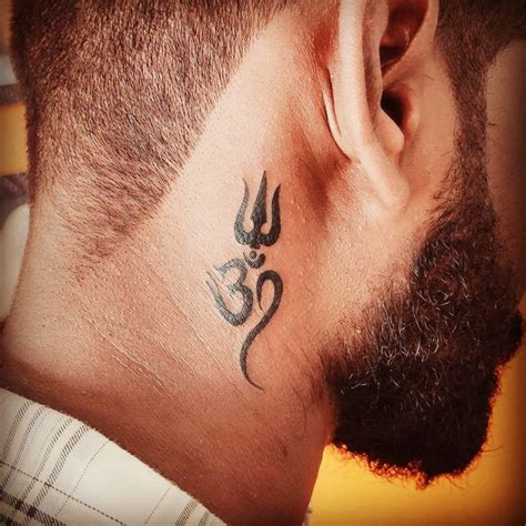 Small Neck Tattoo Ideas for Guys